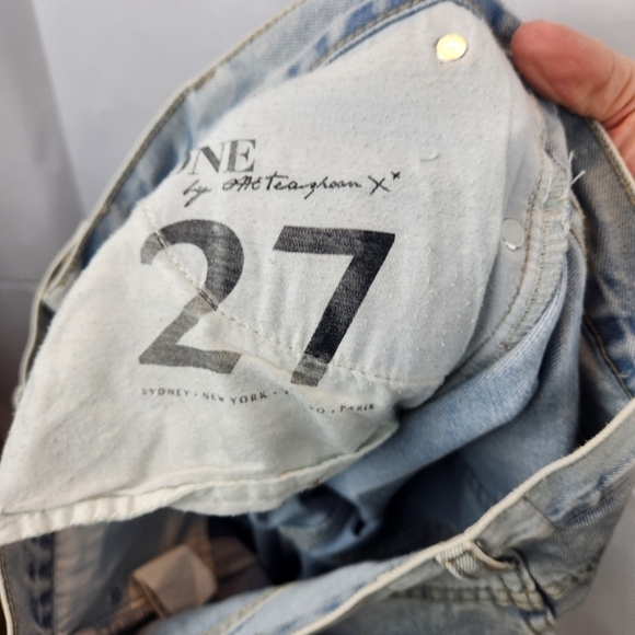One Teaspoon Awesome Baggies jeans with sequin size 27 in VGUC - Picture 11 of 12
